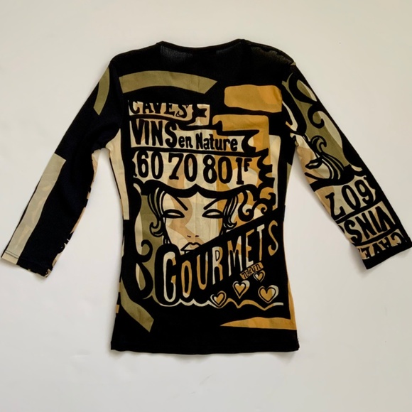 Noun Paris Perfect Spring Mesh Top - Picture 2 of 4